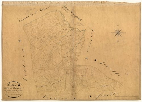 La Baronne. - Plan de section, B1