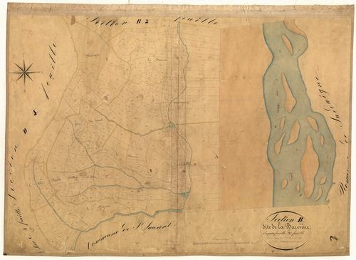 La Baronne. - Plan de section, B2