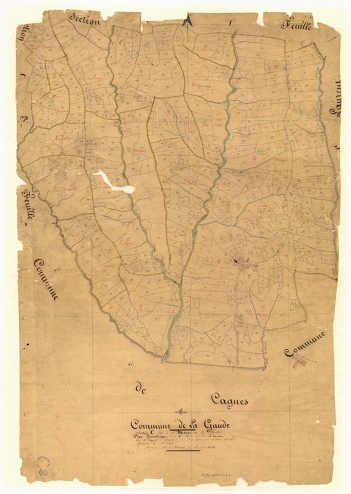 La Maure, la Maure. - Plan de section, C2