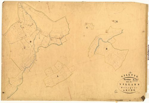 Villars (développement). - Plan de section, A1(d)