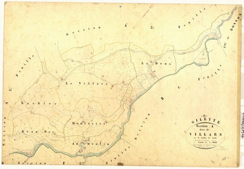 Villars. - Plan de section, A4