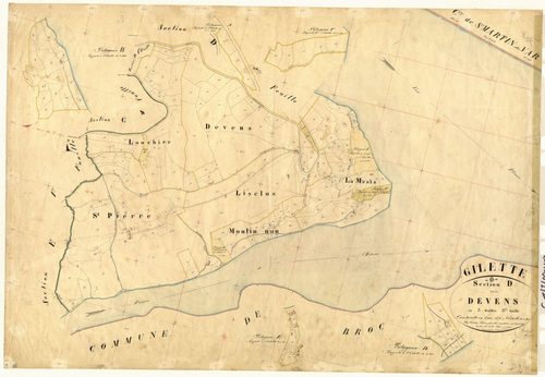 Le Devens. - Plan de section, D3