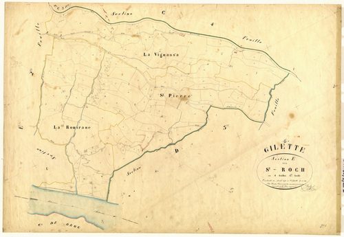Saint Roch. - Plan de section, E1