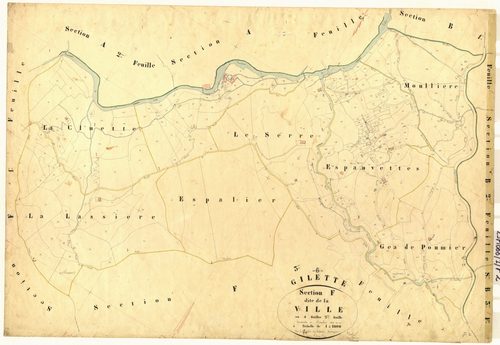 La Ville. - Plan de section, F2