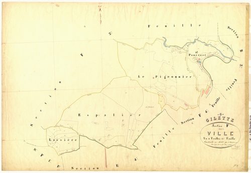 La Ville. - Plan de section, F3