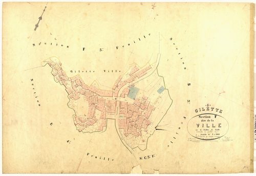 La Ville. - Plan de section, F4