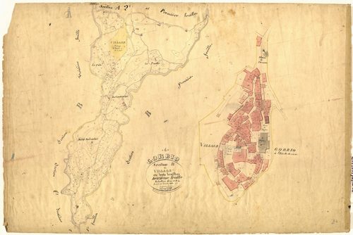 Le Village. - Plan de section, B2