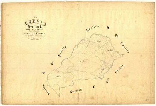 Le Village. - Plan de section, B3