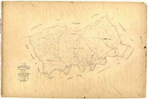 Le Pian. - Plan de section, C1