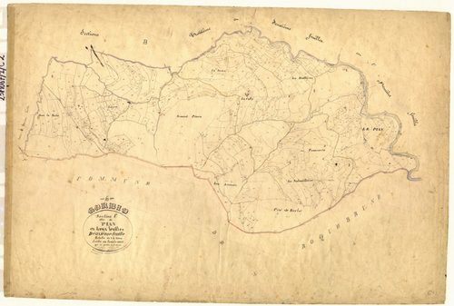Le Pian. - Plan de section, C2