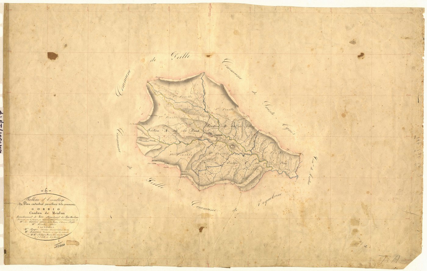 Tableau d'assemblage. - TA