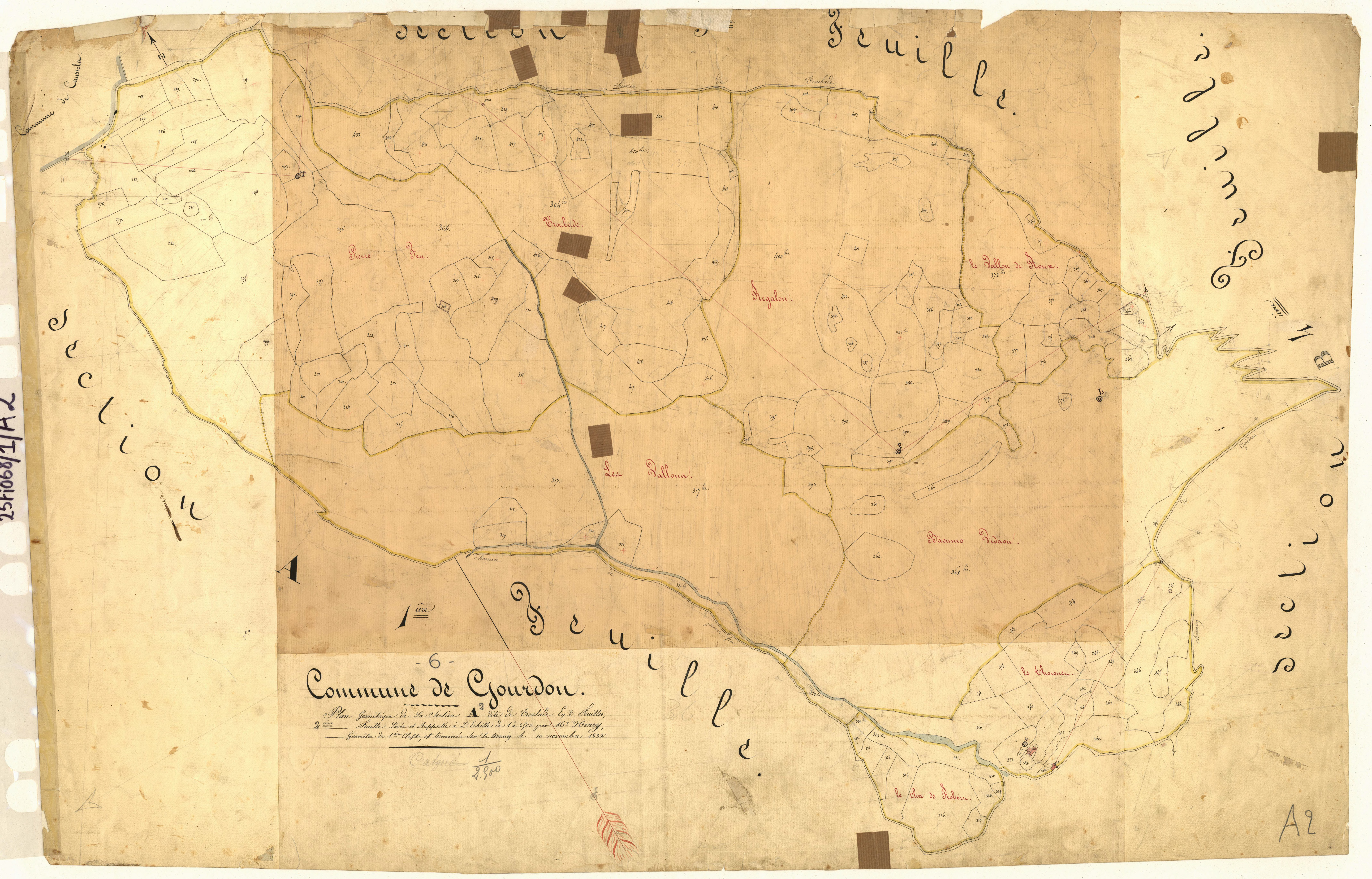 Troubade. - Plan de section, A2