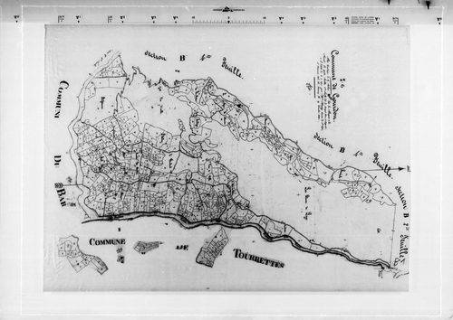 Le Bosquet et le Revest, le Bosquet. - Plan de section, B1
