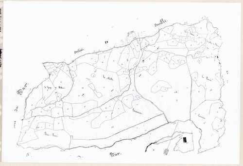 Le Montet, l'Escavuires. - Plan de section, D1