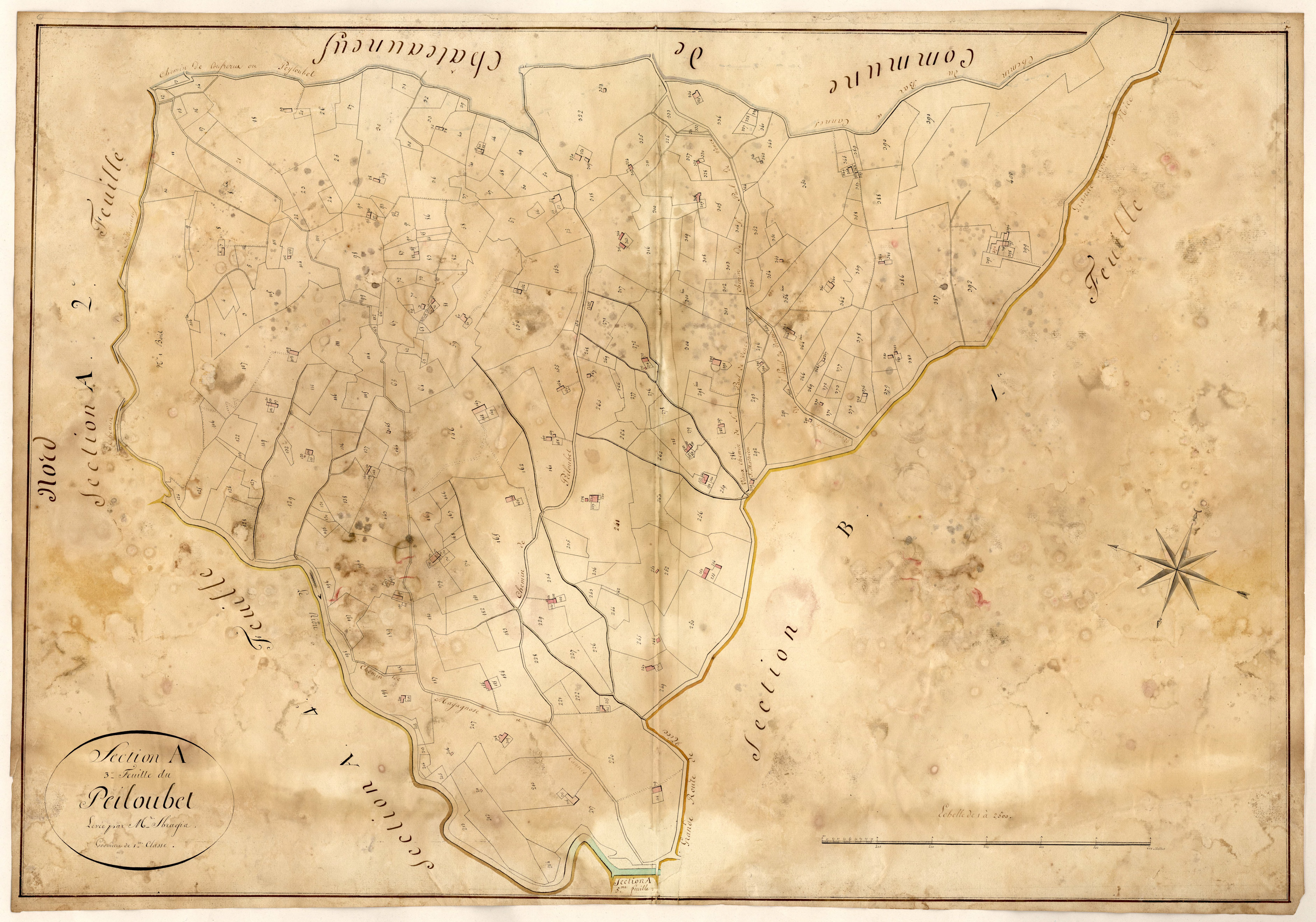Peiloubet. - Plan de section, A3