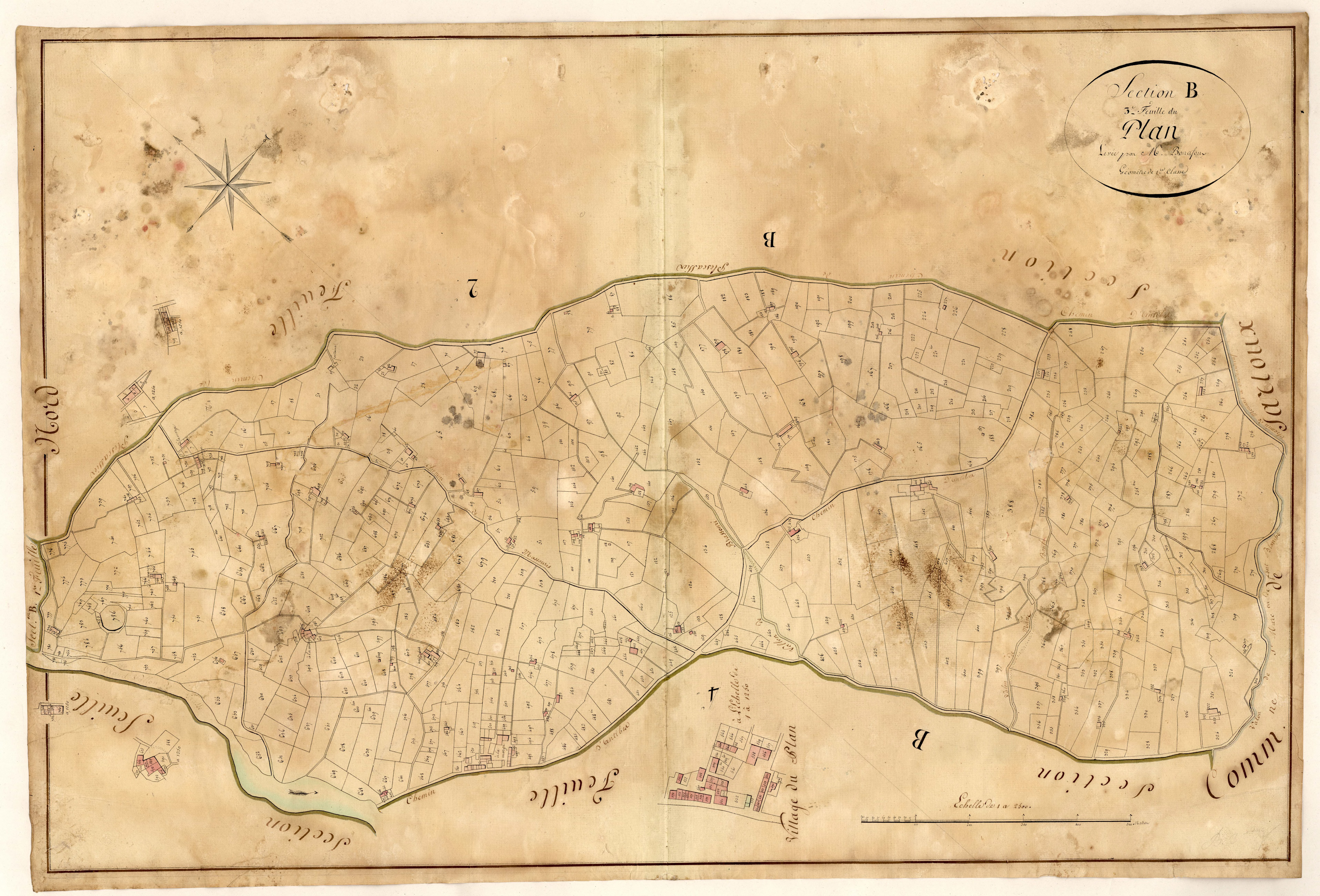 Le Plan. - Plan de section, B3