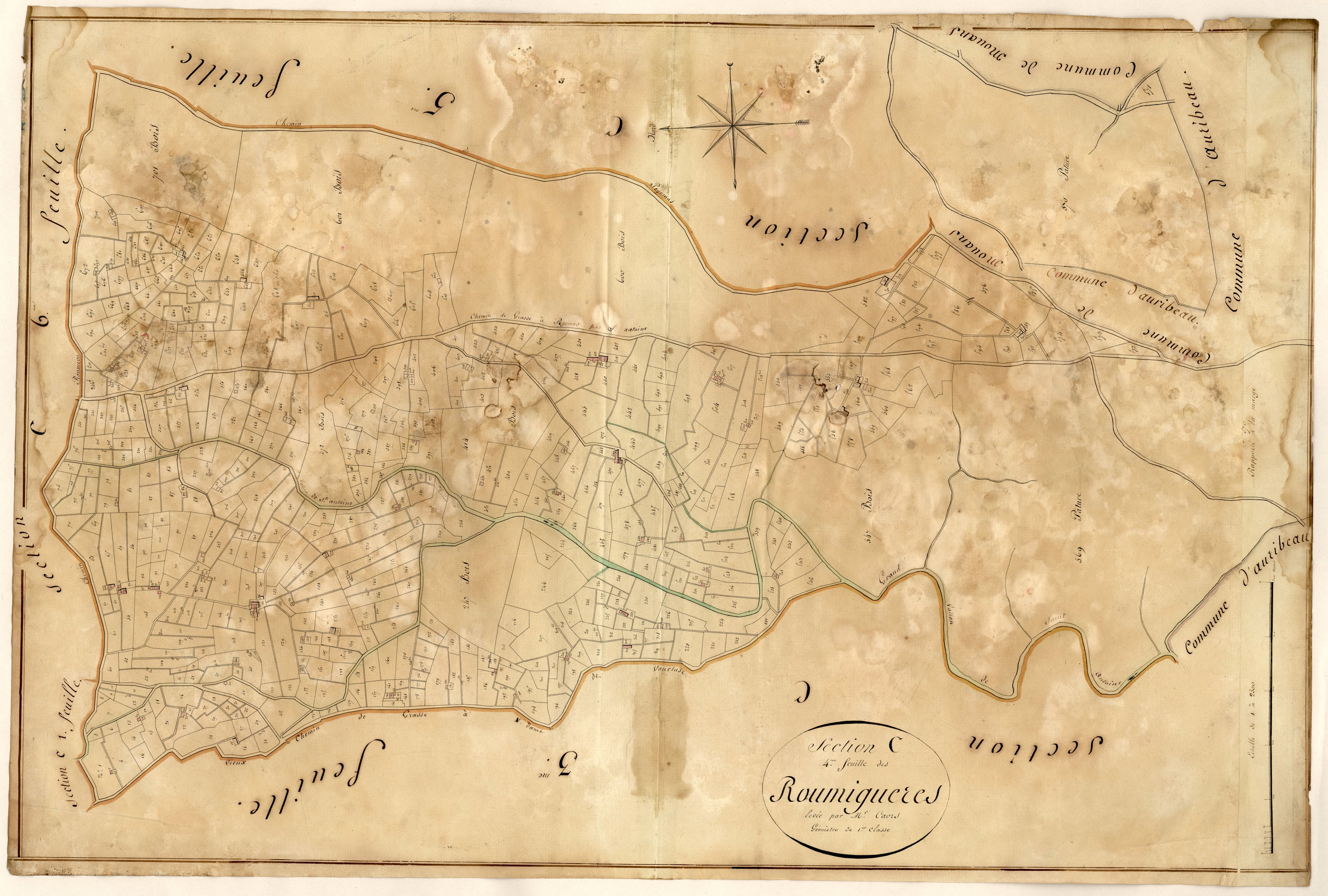 Roumiguerese. - Plan de section, C4