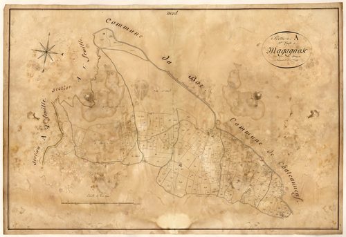 Magagnos (1ère partie). - Plan de section, A2(1)