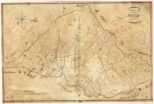 Malbosc. - Plan de section, A5