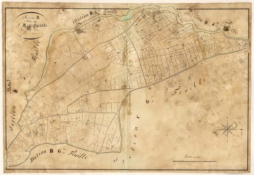 Sainte Marguerite. - Plan de section, B5