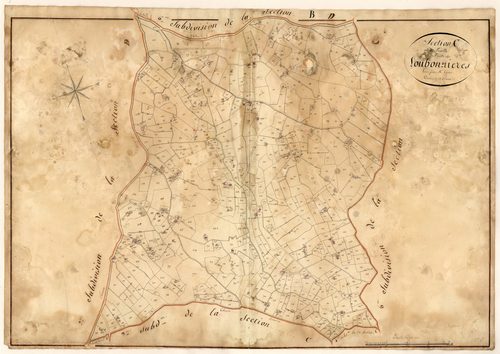 Loubonnières. - Plan de section, C1
