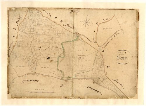 Les Haspres. - Plan de section, C5