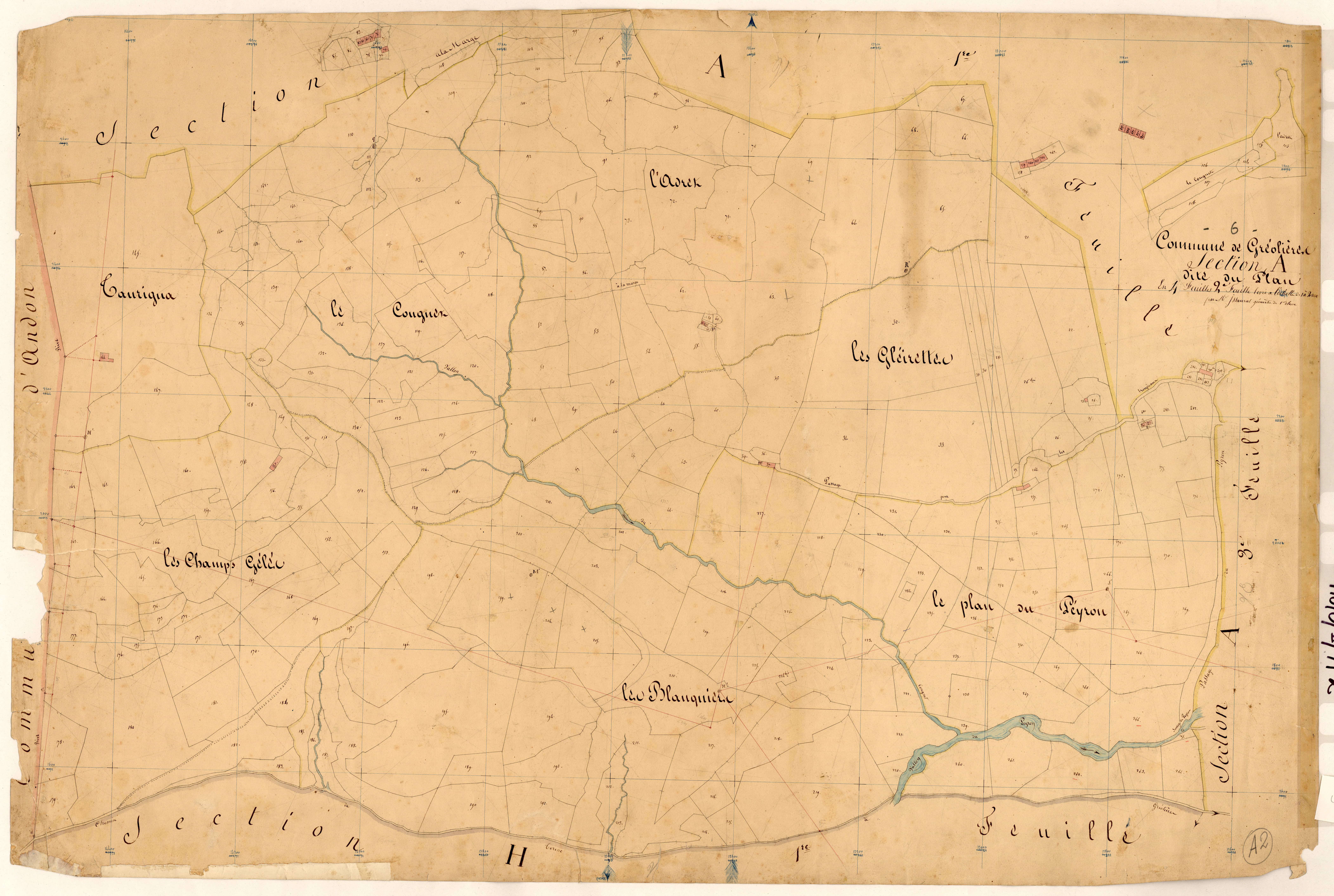Le Plan. - Plan de section, A2