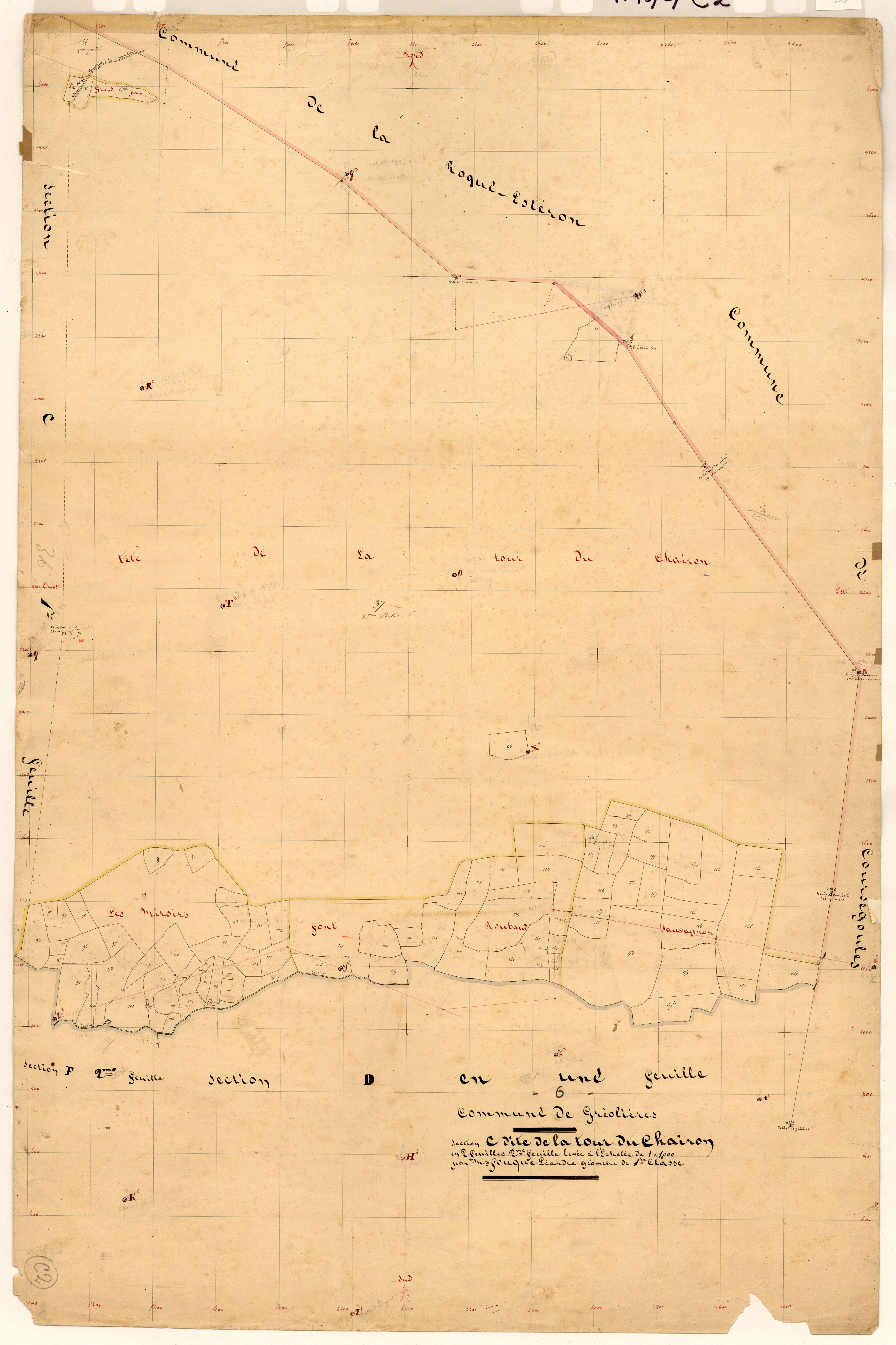 La Tour du Chairon. - Plan de section, C2