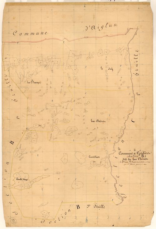 Le Bas Cheiron. - Plan de section, B2