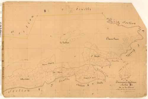 Le Bas Cheiron. - Plan de section, B3