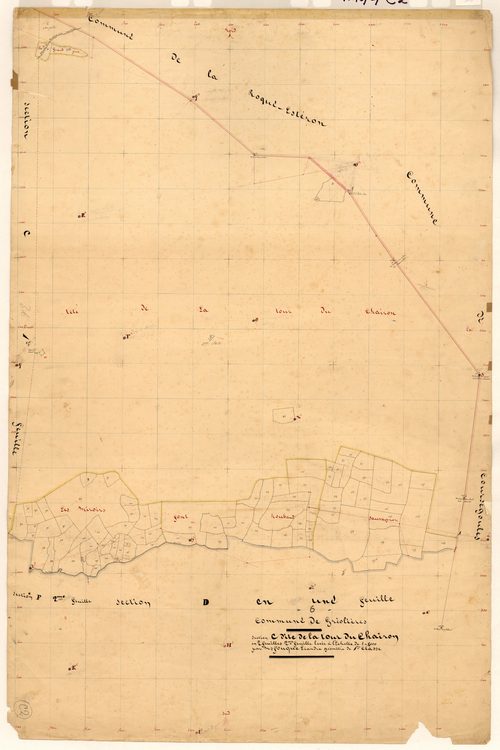 La Tour du Chairon. - Plan de section, C2