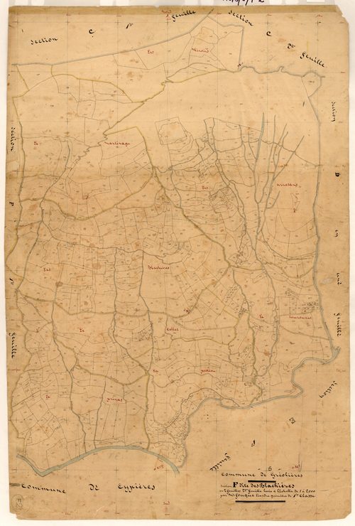 Les Blachières. - Plan de section, F2