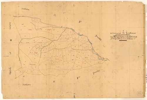 Lavaou et Charruy. - Plan de section, H2