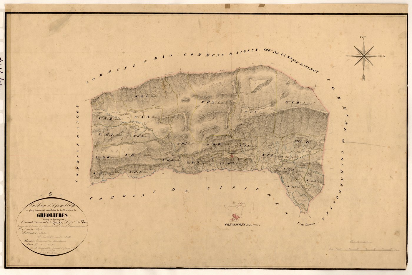 Tableau d'assemblage. - TA