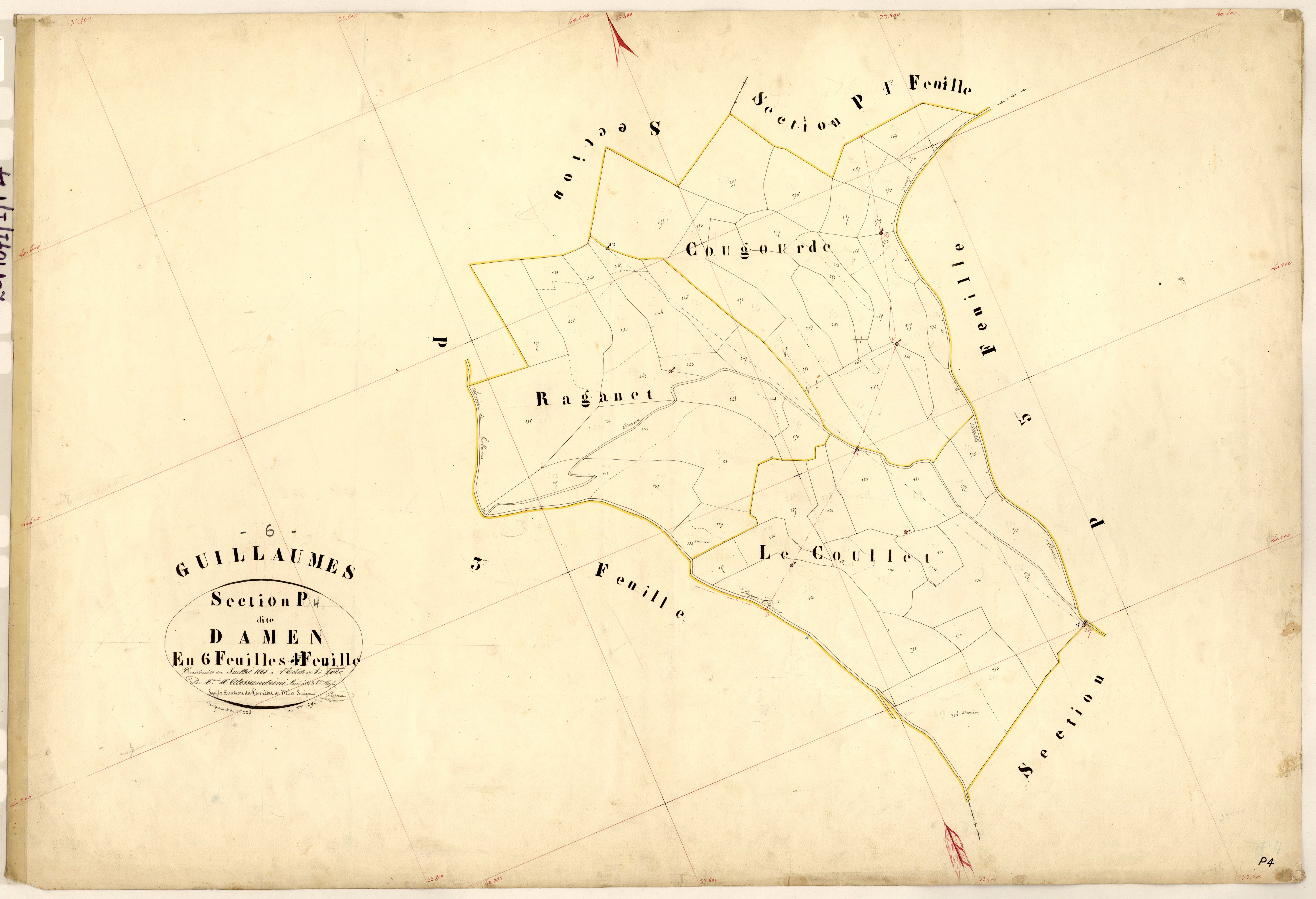 Amen. - Plan de section, P4