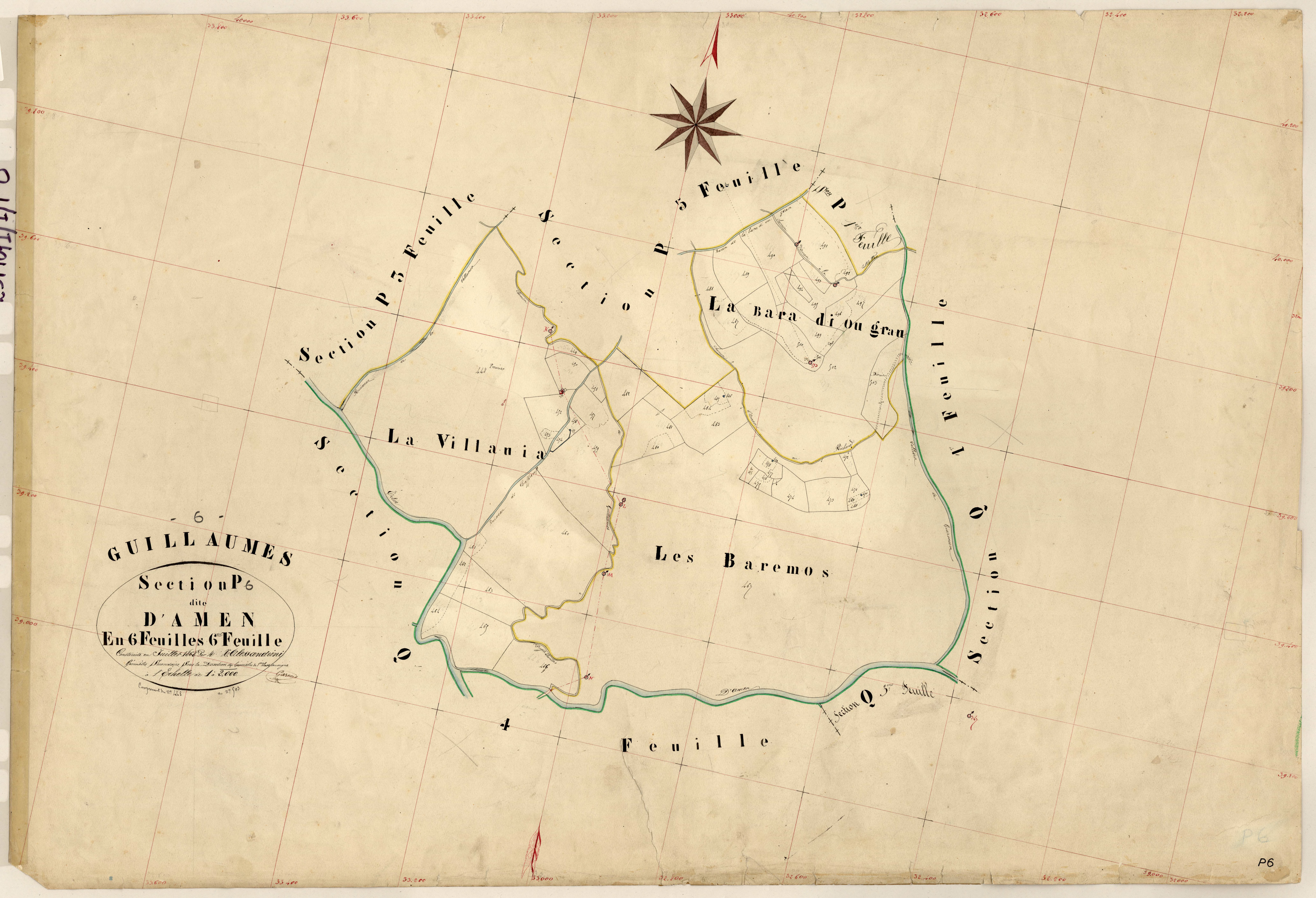 Amen. - Plan de section, P6