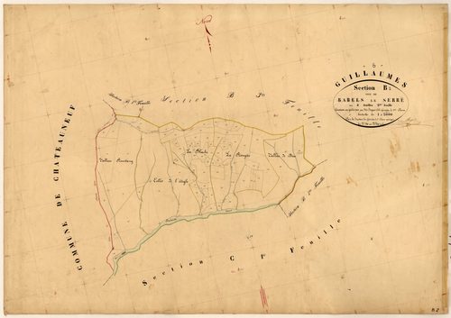 Barels le Serre. - Plan de section, B2