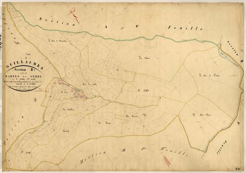 Barels le Serre. - Plan de section, B3
