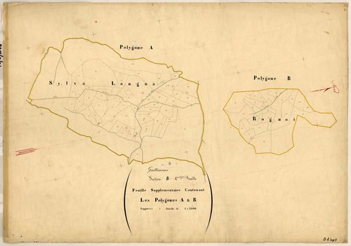 Barels le Serre (développement). - Plan de section, B4(d)