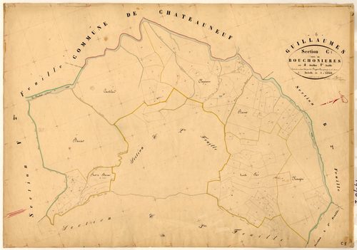 Bouchonières. - Plan de section, C1