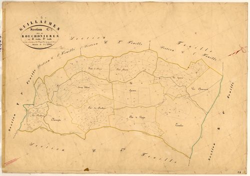 Bouchonières. - Plan de section, C3