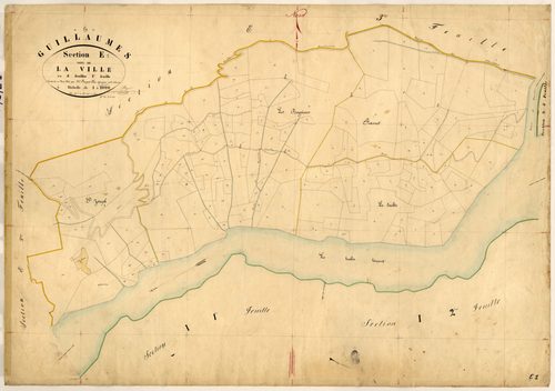 La Ville. - Plan de section, E1
