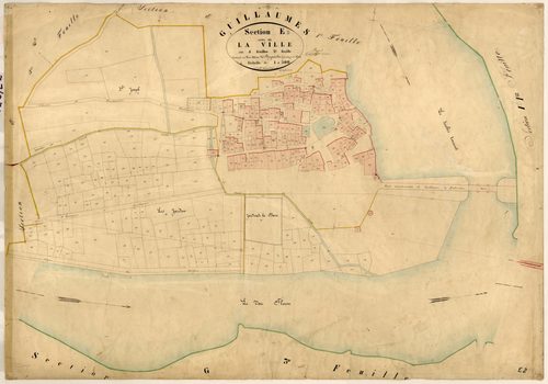 La Ville. - Plan de section, E2