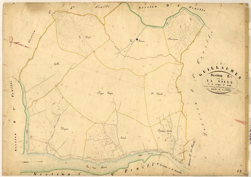 La Ville. - Plan de section, E3