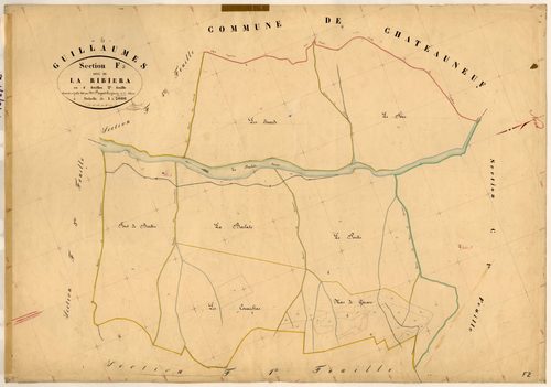 La Ribiera. - Plan de section, F2