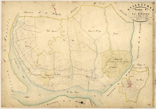 La Ribiera. - Plan de section, F3