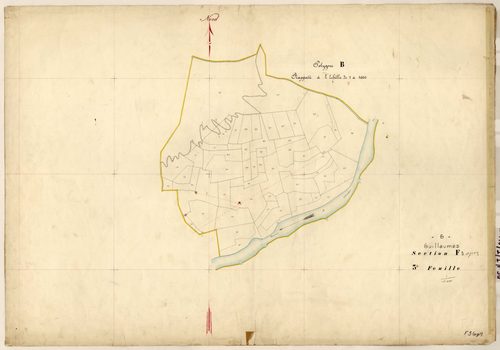 La Ribiera (développement). - Plan de section, F3(d)