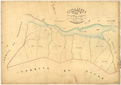 Ciamp Long. - Plan de section, G1