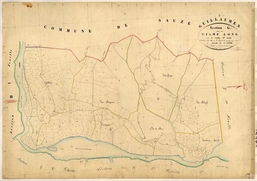 Ciamp Long. - Plan de section, G4