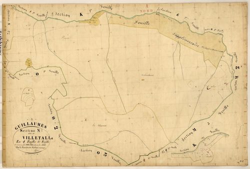 Villetalle. - Plan de section, N1